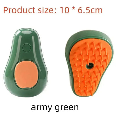 Electric Pet Grooming Steam Brush – 3-in-1 Water Spray Comb for Cats and Dogs, USB Rechargeable