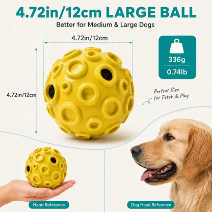 Interactive Floating Dog Ball - 4.72-Inch TPR Toy for Medium and Large Dogs, Perfect for Outdoor Fetch, Water Activities, and Exercise