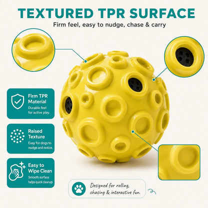 Interactive Floating Dog Ball - 4.72-Inch TPR Toy for Medium and Large Dogs, Perfect for Outdoor Fetch, Water Activities, and Exercise