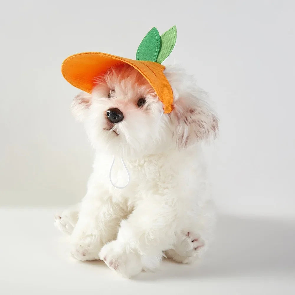 Adjustable Dog Baseball Cap - Breathable Soft Parent-Child Hat with Ear Openings for Pets, Perfect for Sun Protection and Outdoor Activities