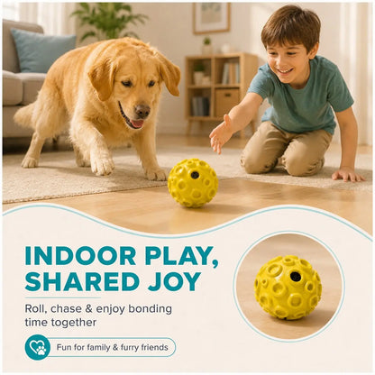 Interactive Floating Dog Ball - 4.72-Inch TPR Toy for Medium and Large Dogs, Perfect for Outdoor Fetch, Water Activities, and Exercise