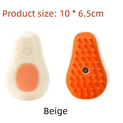 Electric Pet Grooming Steam Brush – 3-in-1 Water Spray Comb for Cats and Dogs, USB Rechargeable